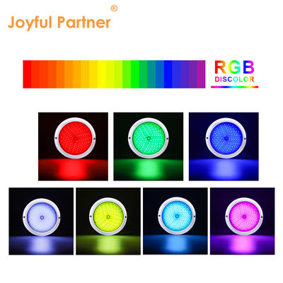 Led piscina luce Rgb AC12v tensione resina riempita piatta RGB ABS corpo caldo bianco fabbrica su misura