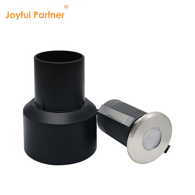 Lampade sotterranee a LED Acciaio inossidabile 1W 2W AC/DC 2700K-6000K DIA38MM Con vetro ghiacciato