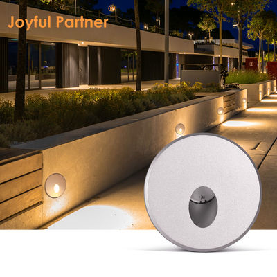 2W luce a LED DC24V luci a gradino bianco caldo IP65 impermeabile luce da parete scala con montaggio in plastica