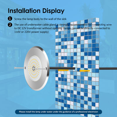 316 Acciaio inossidabile luce per stagno sommergibile IP68 nuoto SMD LED driver di corrente costante con qualità garantita
