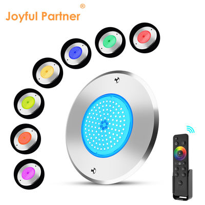 Lumiere di piscina a LED DIA160MM*32MM AC12V 316 acciaio inossidabile con controller RGB