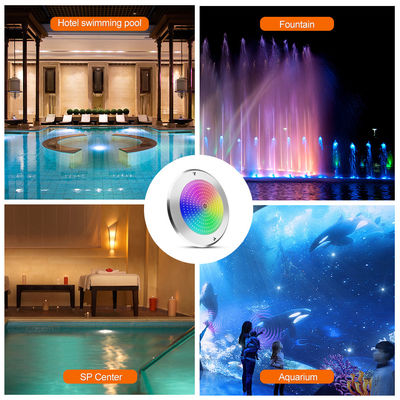 SUS316 Copertura montata IP68 DC12V 3000K illuminazione subacquea LED SPA stagno