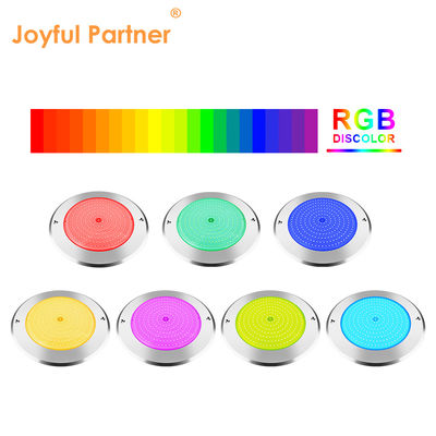 Lampade di piscina a LED subacquee 316 in acciaio inossidabile 25W Smd2835 Riempito di resina Rgb 3000K