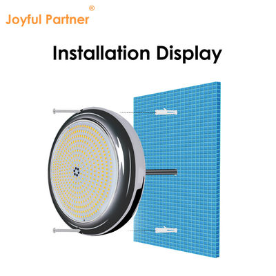 Potente LED Pool Light Controllo Wifi AC12V IP68 25W Riempito di resina RGB LED PAR56 Montato in superficie