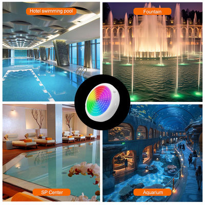 Lampade per piscine a LED PAR56 sotto l'acqua Superficie muraria in cemento montata con telecomando a 18 tasti
