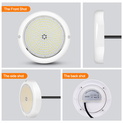 Luce piscina IP68 Riempito di resina epossidica Luci per acquari RGB AC12V ABS Superficie montata