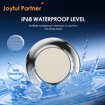 Joyful Pool Lights 12v AC Upgrade SMD Chip RGB Color IP68 All One Set Design per piscina in calcestruzzo