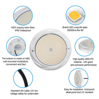 42W LED piscina subacquea luce impermeabile Muti-Color 230*35mm con driver CC incorporato