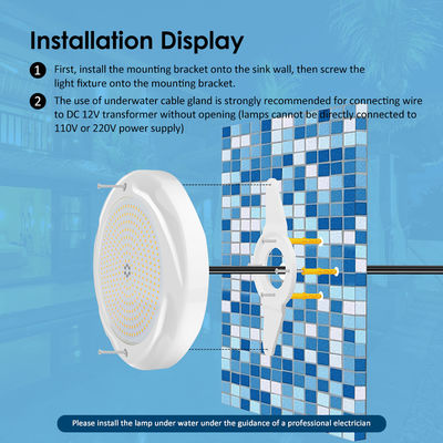 42W LED piscina subacquea luce impermeabile Muti-Color 230*35mm con driver CC incorporato
