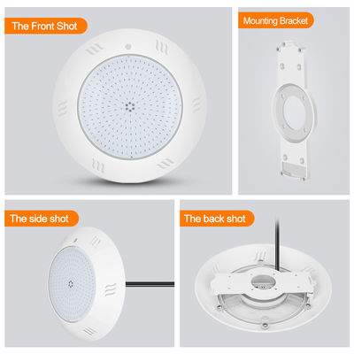 Lampada subacquea IP68 montata a parete Controllo remoto multicolore Nuoto LED piscina luce alloggiamento ABS