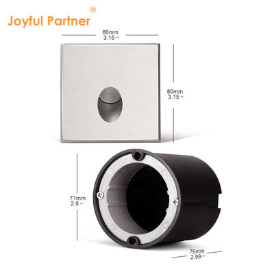 Smart LED Lampada da Parete IP65 Corpo in alluminio Quadrato Forma DC 24v 1w 2w 3w LED Lampada da Scala Per Corridoio