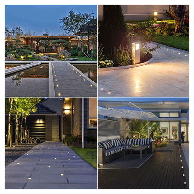 IP67 LED Mini luce a terra Acciaio inossidabile 316 1W DIA 25MM CREE XPE LED monocolore 3000K