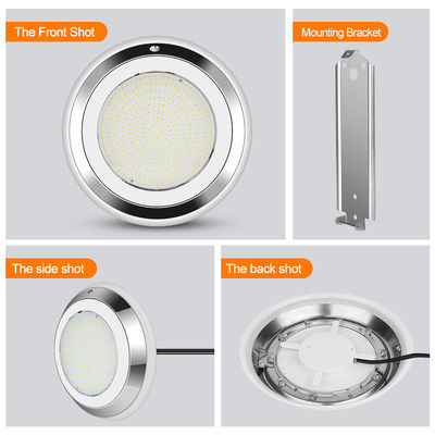 RGB Underwater LED Pool Light IP68 DIA280MM In acciaio inossidabile montato a parete