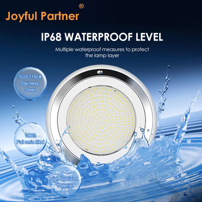 RGB Underwater LED Pool Light IP68 DIA280MM In acciaio inossidabile montato a parete