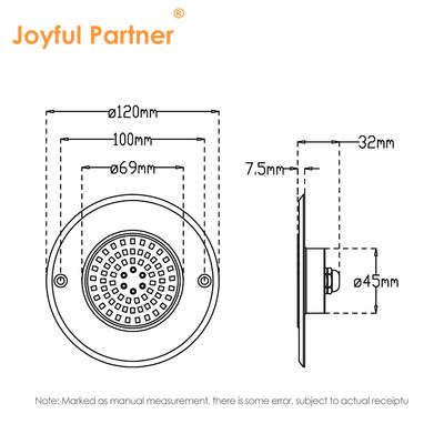 Faretto per piscina a LED RGB Par 56 6W 10W 18W 25W 35W 42W ultra sottile 7,5 mm super slim riempito in resina Tensione AC 12V LED SMD con materiale SS316L