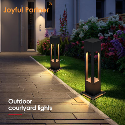 Personalizzazione Luci Esterno Impermeabili 160*160*800MM Bridgelux LED 3000K 10w Bianco caldo Ra 80