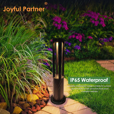 Lampada da colonna per esterni IP65 impermeabile per villa, 10W, in alluminio pressofuso, 220V, con illuminazione a 360 gradi per vialetti