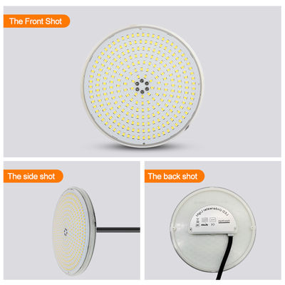 Luci per piscina a LED PAR56 piatte, completamente riempite di resina, materiale PC con protezione UV, sostituzione lampade alogene 35W 42W