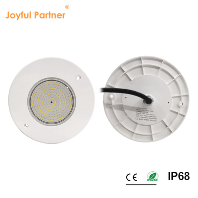 Riflettore per luce piscina riempito in resina 160mm DC12V 10W Completamente in plastica SMD2835 108pcs RGBW Colore Tensione costante