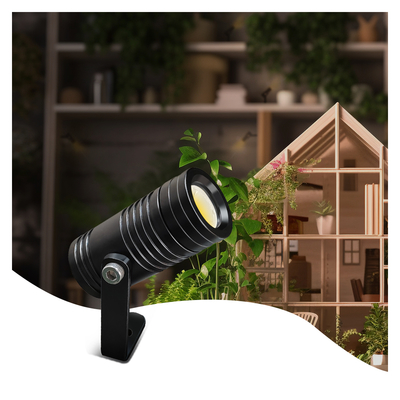 Faretto da parete per esterni 1W IP65 DC24V per paesaggi, luci da giardino con design elegante