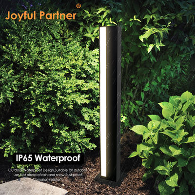  Luce da paletto LED per esterni Quadrata Alluminio Verniciatura a polvere CREE LED AC100-265V L110 * W110 * H900mm Grado di protezione IP65 per uso su prato