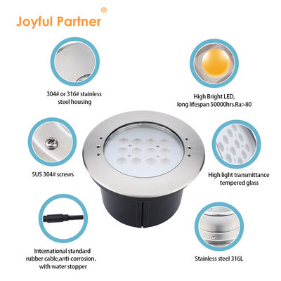 Piscina luce subacquea 20W IP68 316 acciaio inossidabile con controllo DMX