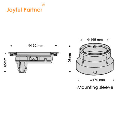 Faretto per piscina esterno DC24V 12W RGB vetro trasparente acciaio inossidabile 316 IP68 per progetti di manutenzione
