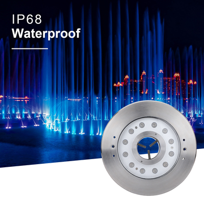 IP68 resistente all'acqua di alta potenza 12W 18W FONTAINE LUCE LED RGB CON CERTIFICAZIONI CE ROHS