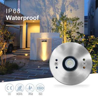 Faretto subacqueo interrato IP68 3WRGB3in1 LED in acciaio inossidabile 316L DC24V Decorazione per piscina