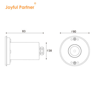 Luce piscina 3W DC24V SS Materiale CE Certificato Antiabbagliante a lunga durata con imballaggio in cartone