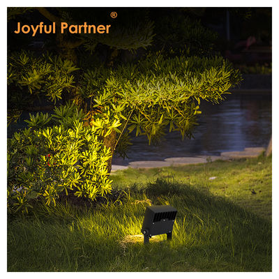 Faretto da giardino a LED per esterni in alluminio pressofuso quadrato 130*130mm 16x1W LED per uso esterno