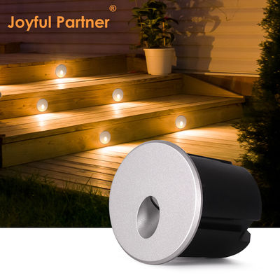 Customizzare luci di gradino in incasso AC220V corpo in alluminio a fusione a stampa con manica di montaggio in plastica per scale
