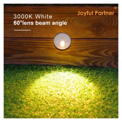 Customizzare luci di gradino in incasso AC220V corpo in alluminio a fusione a stampa con manica di montaggio in plastica per scale