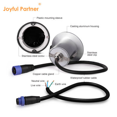 Scala Mini LED Spot Lampade di alluminio Hose SMD LED Recessed Step Light con accessorio di installazione