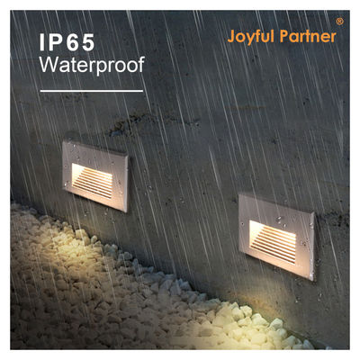 Nuovo rettangolo 3W SMD LED Step Light 170*106mm AC100-240V IK10 Color bianco esterno