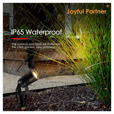 Gioioso Partner Led Garden Spotlights Outdoor 6W COB DC12V/DC24V 3000K Bianco Caldo Per Passeggiata Sentiero Giardino