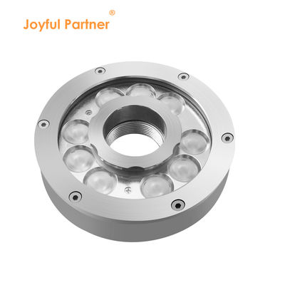 DC24V impermeabile RGB LED Ring Lampada a ugello colorato Fontana di luce subacquea 9W & 27W Rating IP68