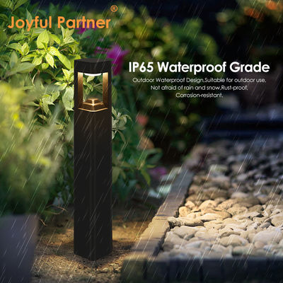 Illuminazione per paesaggio IP65 Triangolo Nero Aluminio Altezza 30cm Per cortile esterno