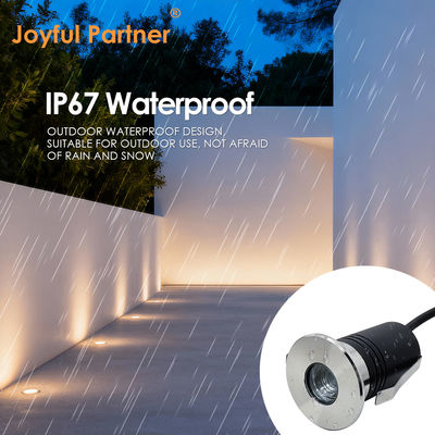 RGB LED Underground Light 3 Watt DC24V Angolo di fascio 30° IP67 Mini Dimensione con Disegno Anti-Glare