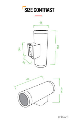 Cree COB 10W Lampada da parete Modern Style Illuminazione Alluminio all'interno Led Lampade da parete esterne