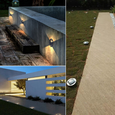 Lampada da scala angolare a LED in alluminio puro 6063, alloggiamento 10W OSRAM SMD 316 in acciaio inossidabile