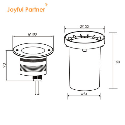Lumi di giardino a LED per esterni 3W 6W 9W In terra