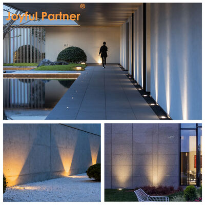 Joyful Partner Deck Step Garden Lights Basso Voltaggio 12 24V 6W CREE COB Caldo Quadrato Bianco