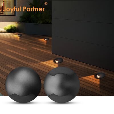 Lampada sotterranea vista laterale 12V-24V DC IP67 Alloggiamento in alluminio DIA60MM A due vie