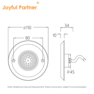 Luci per piscina a LED DC12V 42W Spessore 10MM Integra SMD 2835 RGB Colore Variabile Resina Riempita con Materiale in Acciaio Inossidabile