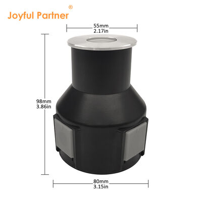 Outdoor Buried Inground Lights DC24V Inbuilt Driver DIA55MM 3W 3000K IP67 For Garden Pathway Application