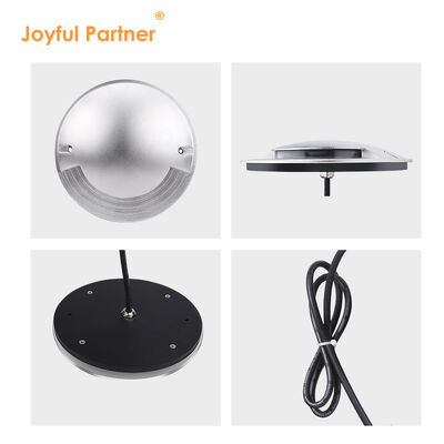Side Emitting Inground Light Stainless Steel Cover 10W OSRAM SMD DIA 172MM With ABS Mouting Sleeves