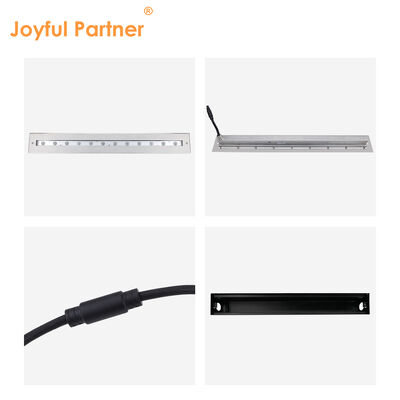 Luce lineare subacquea DC12V 12W IP68 controllo remoto impermeabile RGB LED per piscina