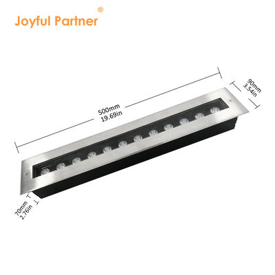 Luce sotterranea a LED Lunghezza 1000MM IK08 RA85 24W 48W CCT 3000K Per Progetto di Illuminazione Edifici