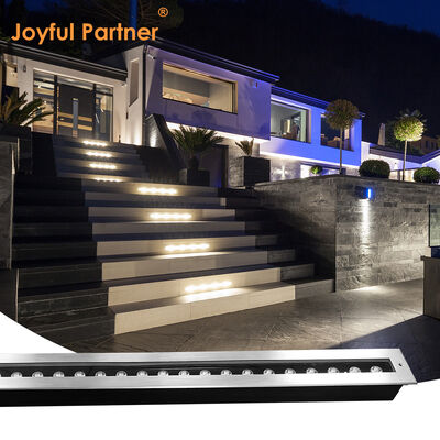 Luce lineare a LED sotterranea 12W 24W 48W DC24V 1000MM 1Meter in acciaio inossidabile316 IP67 Tipo intagliato